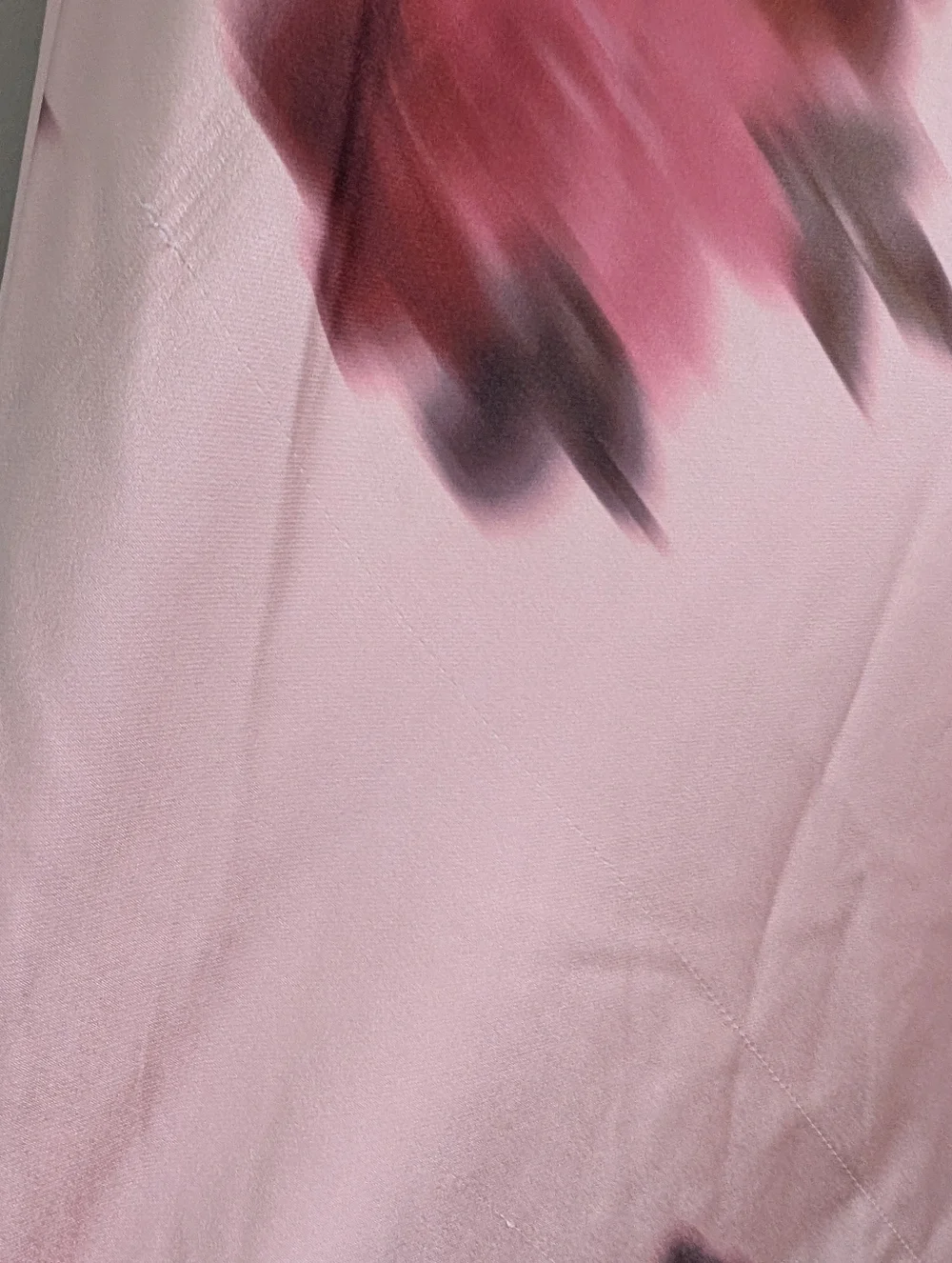 WeWoreWhat Pink Blurred Floral Print Satin Maxi Skirt Size 4